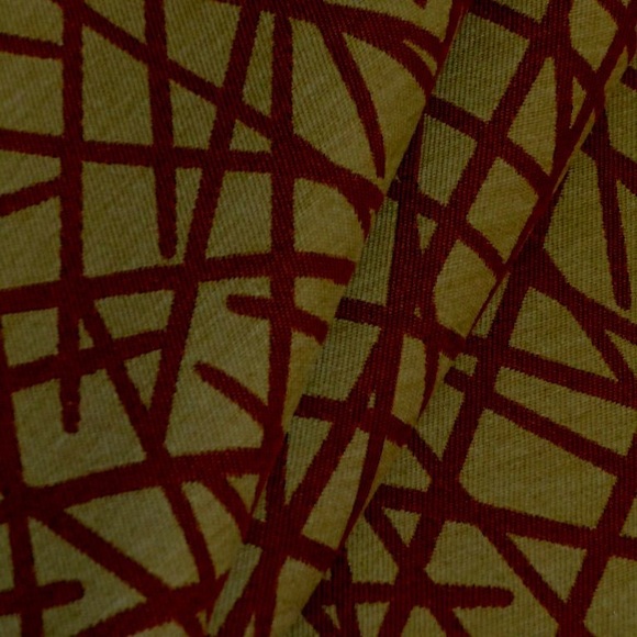 Outdoor Pattern Frenzy Green and Brown Fabric - Picture 3 of 6